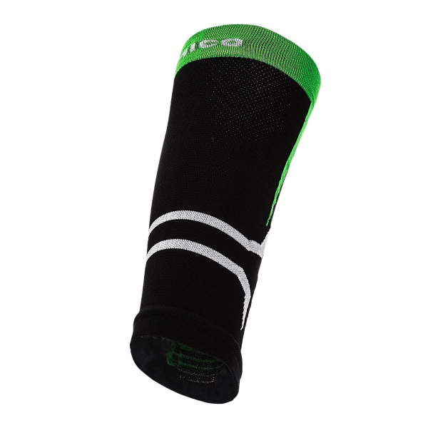 Mico Oxi-Jet Compression Calf Sleeve - Black/Green