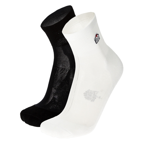 Calcetines Running Mico Mico Extra Dry x 2 Calcetines  Bianco/Nero  Bianco/Nero 