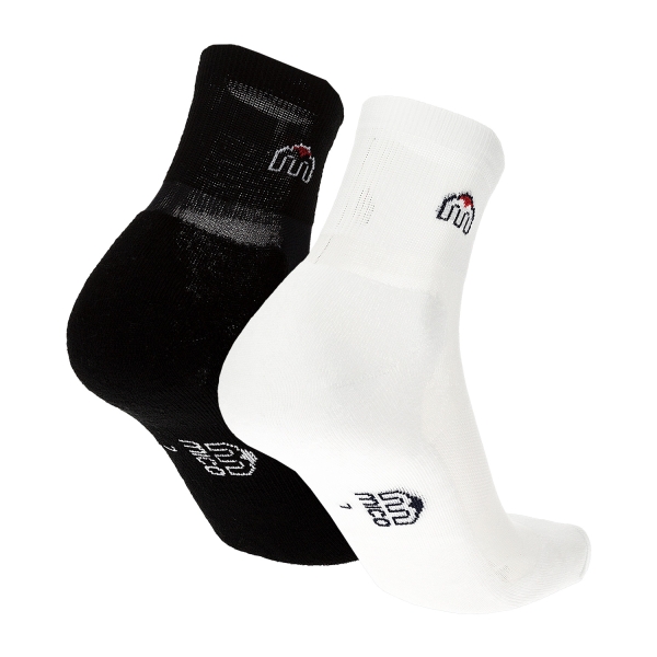 Mico Extra Dry x 2 Socks - Bianco/Nero