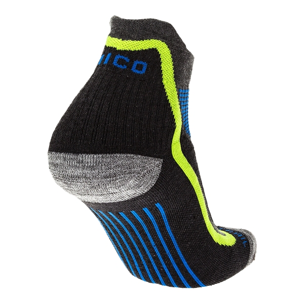 Mico Extra Dry Medium Weight Socks - Grigio Melange/Azzurro