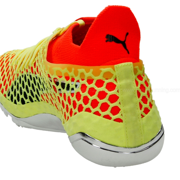 Puma evoSPEED NETFIT Sprint - Volt/Fluo Red