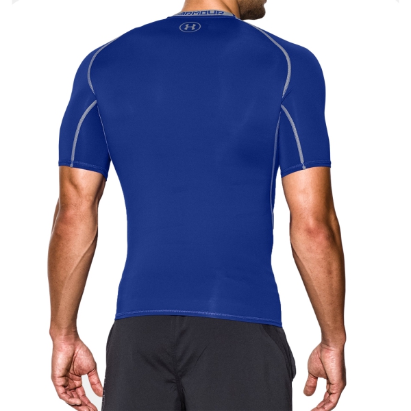 Under Armour HeatGear Armour Compression T-Shirt - Light Blue/Grey