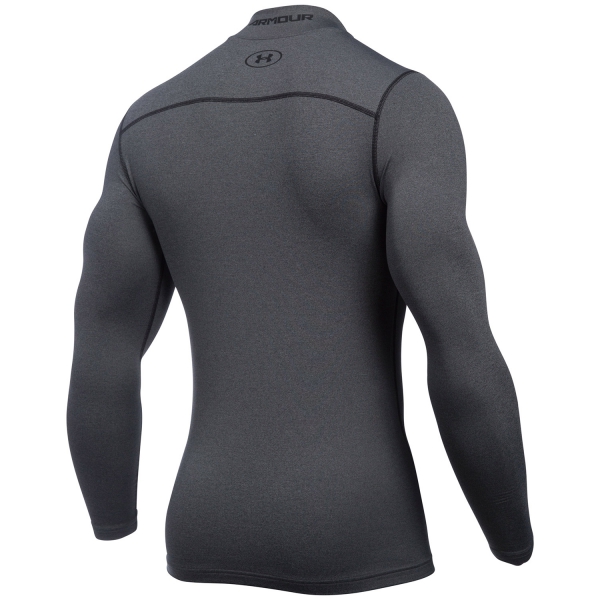 Under Armour ColdGear Compression Mock Shirt - Grey/Black