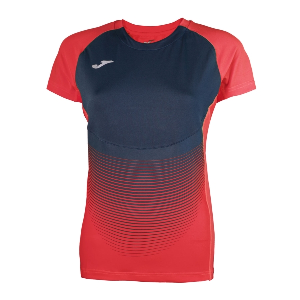 Women's Running T-Shirts Joma Elite VI TShirt  Red/Navy 900641.603