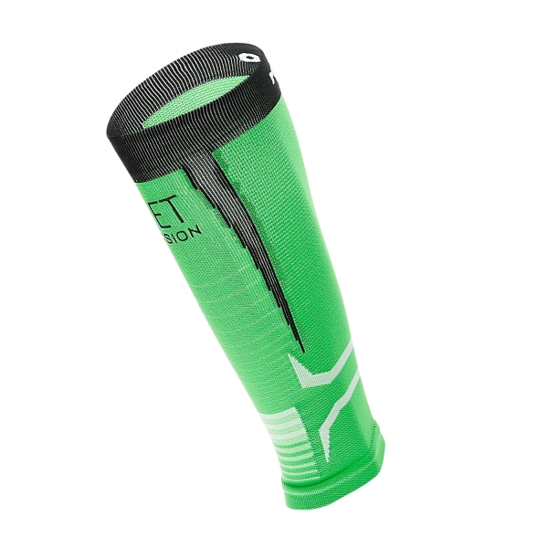 Compression Calf Sleeve Mico Mico OxiJet Compression Calf Sleeves  Verde Fluo  Verde Fluo 