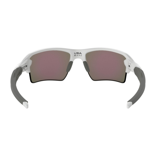 Oakley Flak 2.0 XL Glasses - Polished White/Prizm Sapphire