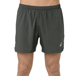 Men's Running Shorts Asics Silver 5in Shorts  Dark Grey 2011A017.021