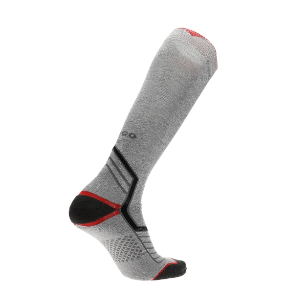 Mico X-Static Odor Zero Medium Weight Socks - Grigio Melange