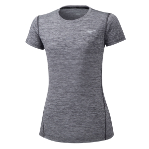 Women's Running T-Shirts Mizuno Impulse Core TShirt  Grey J2GA772108
