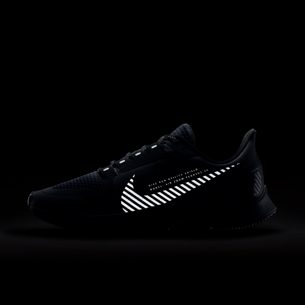 Nike Air Zoom Pegasus 36 Shield - Black/Metallic Silver