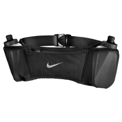 Nike Double Pocket Flask Cintura Idratazione Running - Black