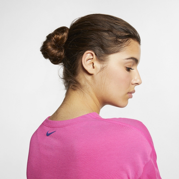Nike Miler Surf T-Shirt - Laser Fuchsia/Indigo