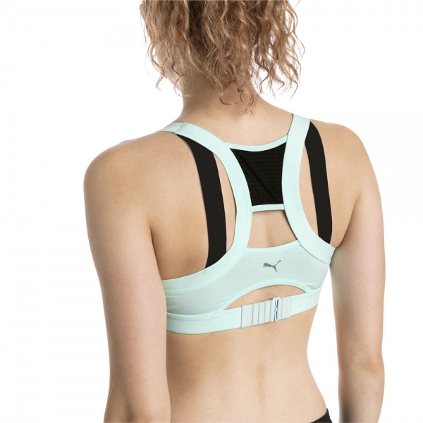 Puma Density Bra - Green Water/Black/White