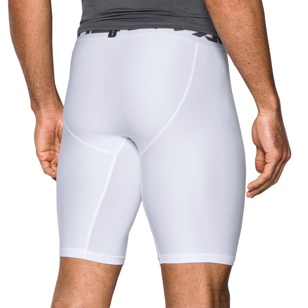 Under Armour HeatGear Armour Compression Boxer Lunghi - White