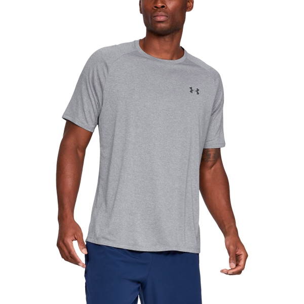 Maglietta Running Uomo Under Armour Tech 2.0 Maglietta  Light Grey 13264130036