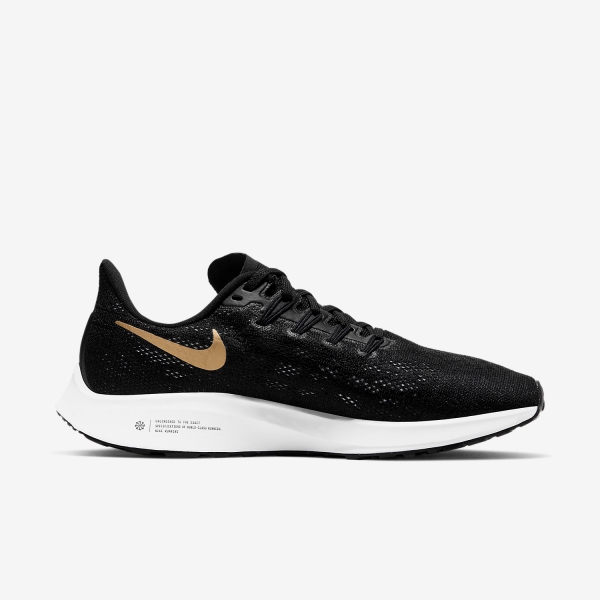 Nike Air Zoom Pegasus 36 - Black/Metallic Gold/University Red/White