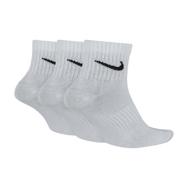 Nike Everyday Lightweight x 3 Socks - White/Black
