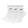 Nike Everyday Cushion x 3 Calze - White/Black