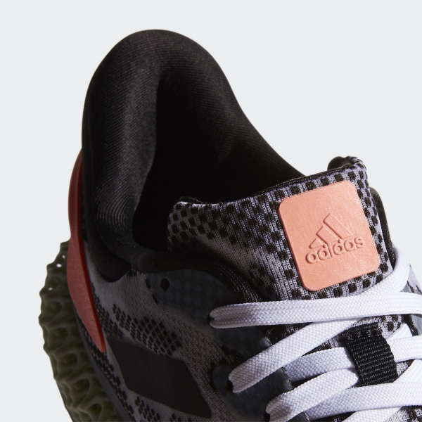 Adidas 4D Run 1.0 - Cloud White/Core Black/Signal Coral