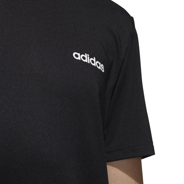 Adidas D2M Plane Mesh T-Shirt - Black/White