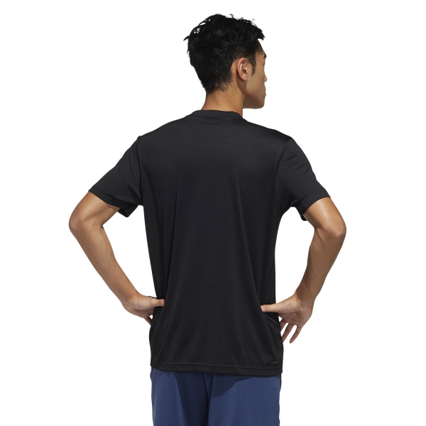 Adidas D2M Plane T-Shirt - Black/White