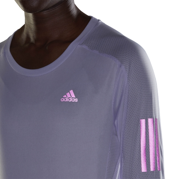Adidas Own The Run Response Shirt - Purple Tint