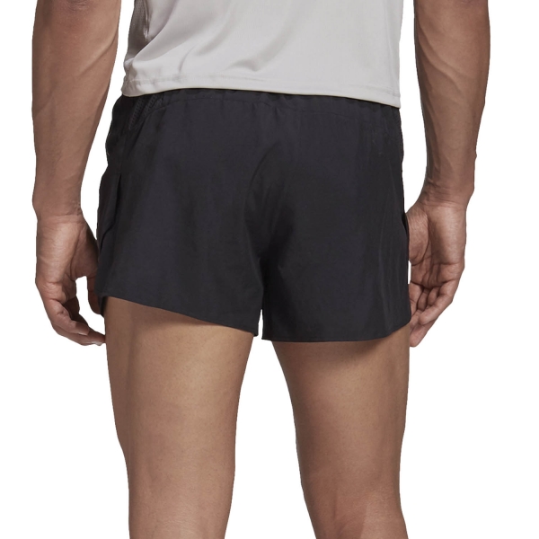 adidas Saturday Split 3in Shorts - Black/Grey Six