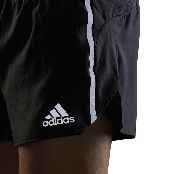 adidas Saturday Split 3in Shorts - Black/Grey Six