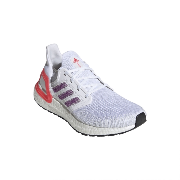 Adidas Ultraboost 20 - Ftwr White/Glory Purple/Echo Pink