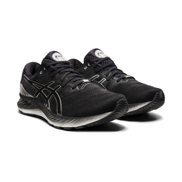 Asics Gel Nimbus 23 Platinum - Black/Pure Silver