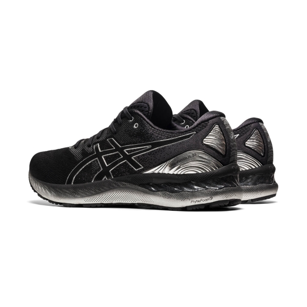 Asics Gel Nimbus 23 Platinum - Black/Pure Silver