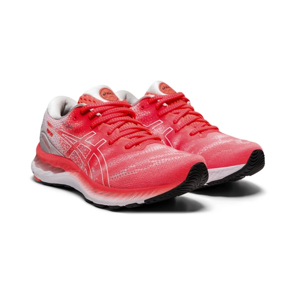 Asics Gel Nimbus 23 Tokyo - White/Sunrise Red