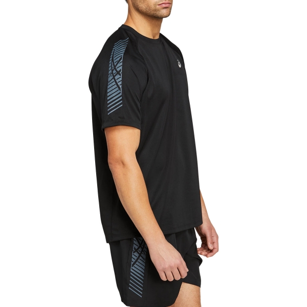 Asics Icon Logo T-Shirt - Performance Black/Carrier Grey