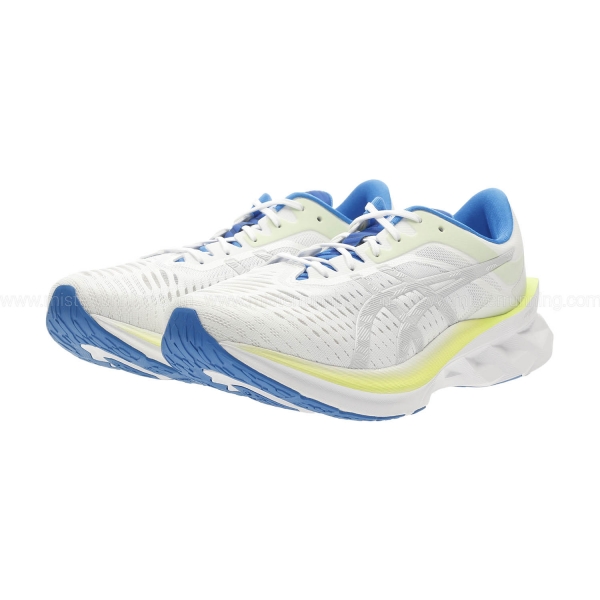 Asics Novablast - White/Glacier Grey