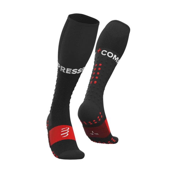 Running Socks Compressport Full Run Socks  Black SU00004B990