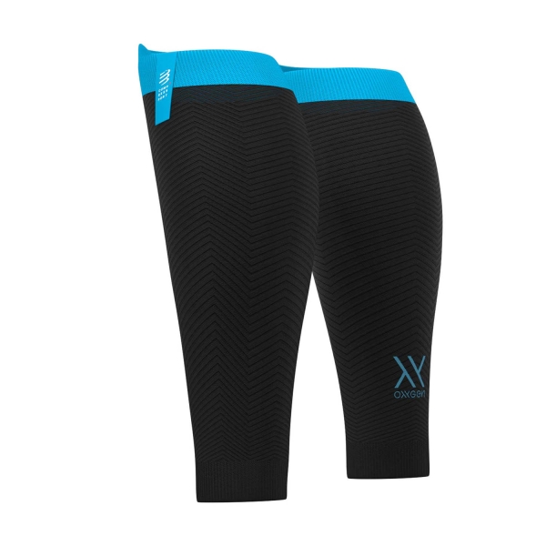 Compressport R2 Oxygen Compression Calf Sleeves - Black