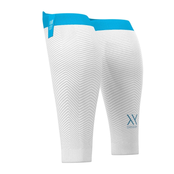 Compressport R2 Oxygen Compression Calf Sleeves - White