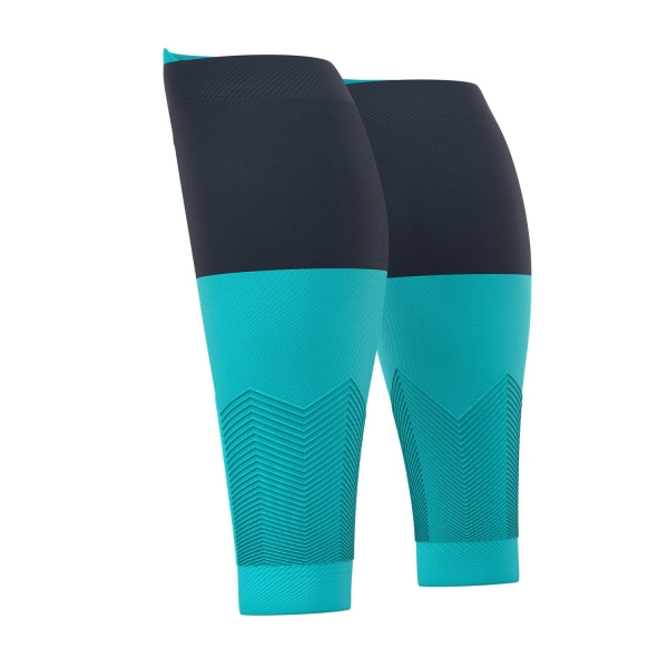 Compressport R2V2 Compression Calf Sleeves - Nile Blue