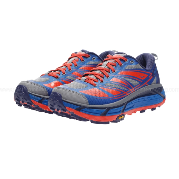 Hoka Mafate Speed 2 - Imperial Blue/Mandarin Red