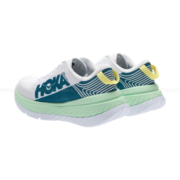 Hoka Carbon X - Green Ash/White