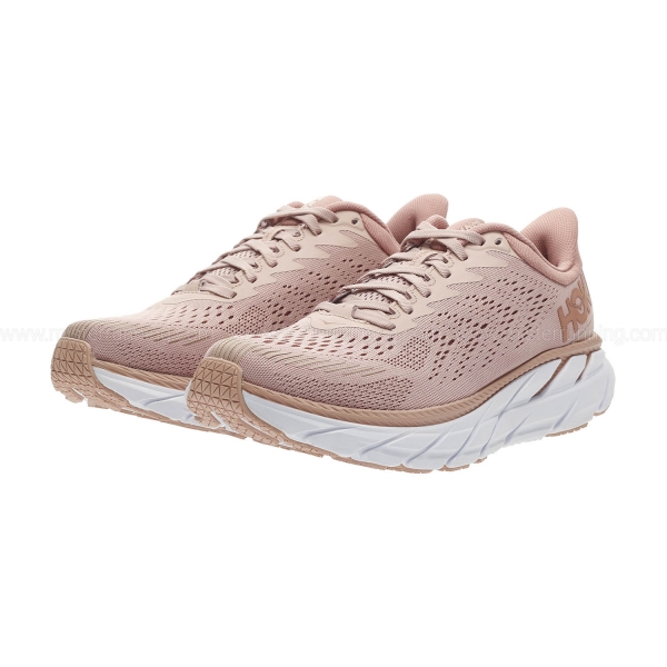 Hoka Clifton 7 - Misty Rose/Cameo Brown