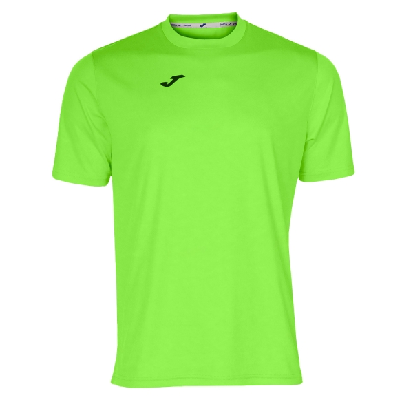 Men's Running T-Shirt Joma Combi Classic TShirt  Green Fluor 100052.020