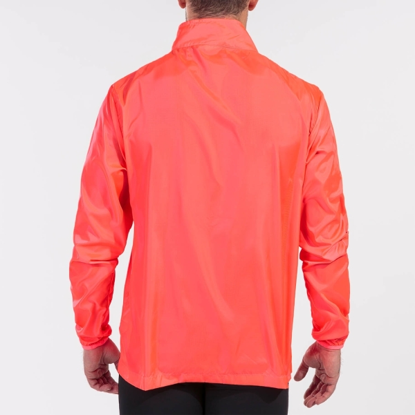 Joma Elite VII Windbreaker Chaqueta - Fluor Coral/White