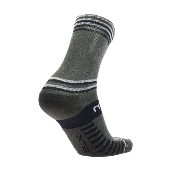 Mico Natural Tencel Medium Weight Socks - Verde Melange