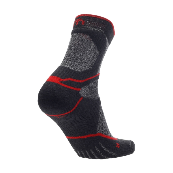 Mico Extra Dry Coolmax Medium Weight Calze - Antracite/Coral