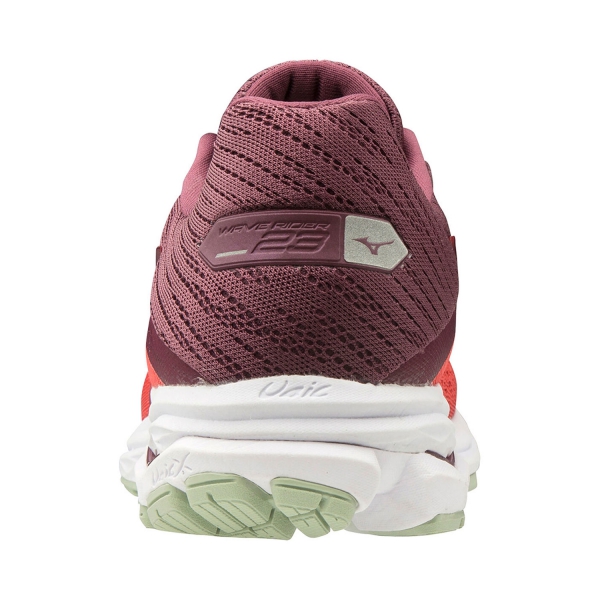 Mizuno Wave Rider 23 - Mauve Wine/Cayenne/Bok Choy