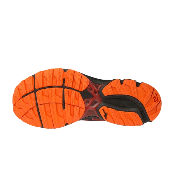 Mizuno Wave Rider TT - High Risk Red/Black/Red Orange