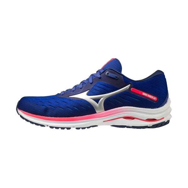 Mizuno Wave Rider 24 - Reflex Blue C/Artic Ice/Diva Pink