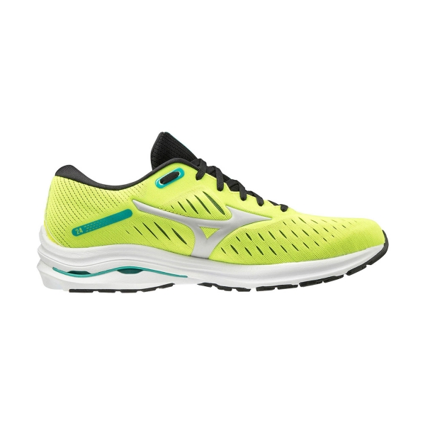 Mizuno Wave Rider 24 - Safety Yellow/Nimbus Cloud/Atlantis