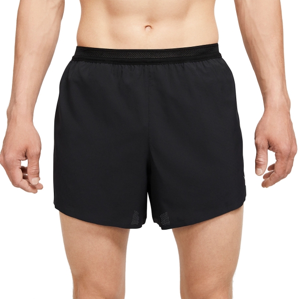 Men's Running Shorts Nike Aeroswift 4in Shorts  Black/White CJ7840010